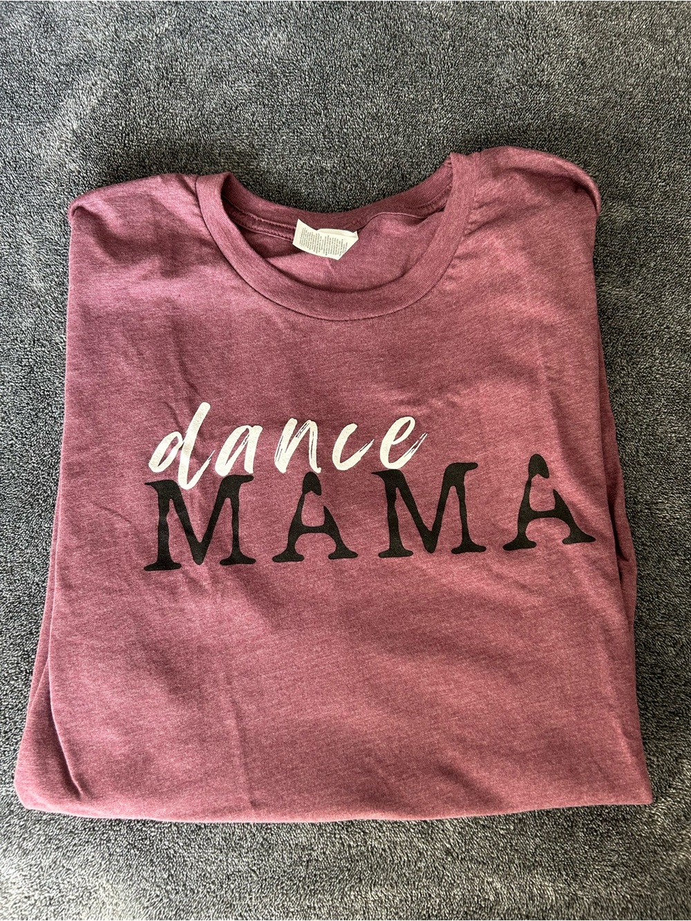 Bella Canvas Heather Mauve 'Dance MAMA' Short Sleeve Tee